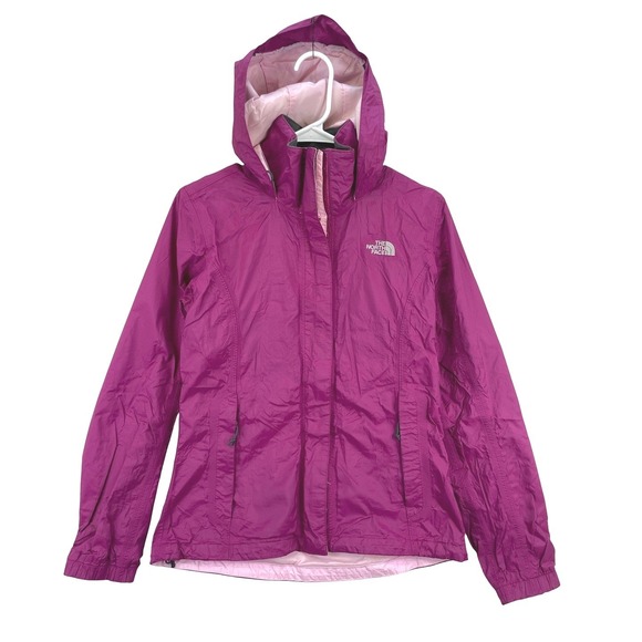 The North Face Jackets & Blazers - The North Face HyVent Hooded Rain Jacket Womens S Purple Waterproof Coat Active